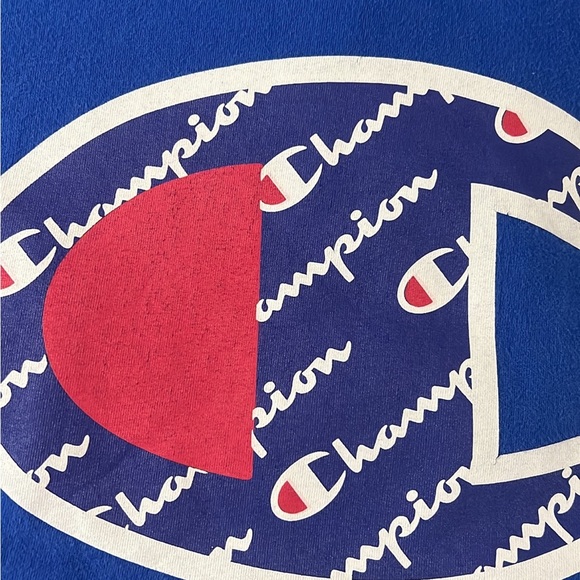Champion Men’s Blue Tee, XL - Picture 3 of 4